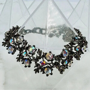 Aurora Borealis and Black Bracelet Iridescent Fairy Fire Petite 6” Costu…